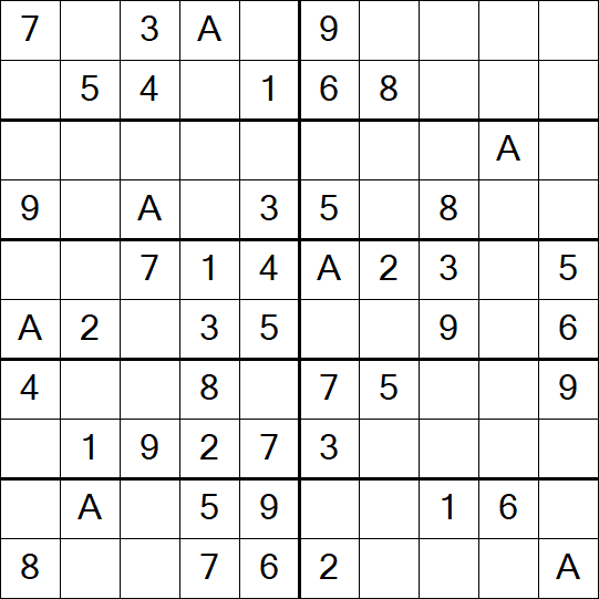 Sudoku 10x10 - Easy