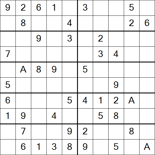 Sudoku 10x10 - Easy