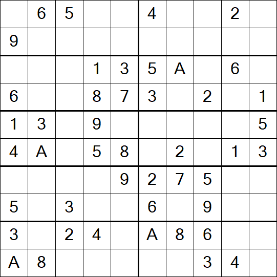 Sudoku 10x10 - Easy
