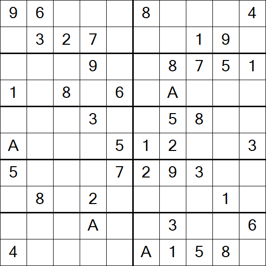 Sudoku 10x10 - Easy
