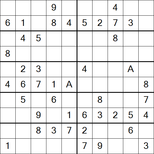 Sudoku 10x10 - Easy