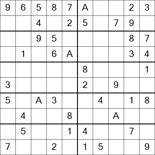 Sudoku 10x10 - Easy