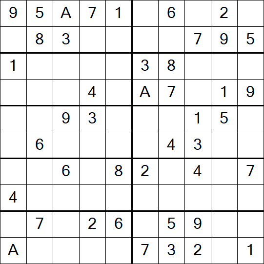 Sudoku 10x10 - Easy