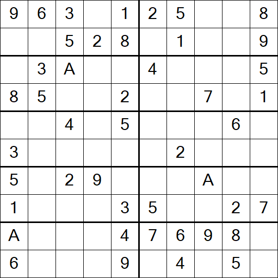 Sudoku 10x10 - Easy