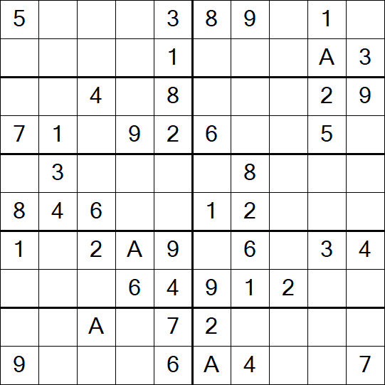 Sudoku 10x10 - Easy