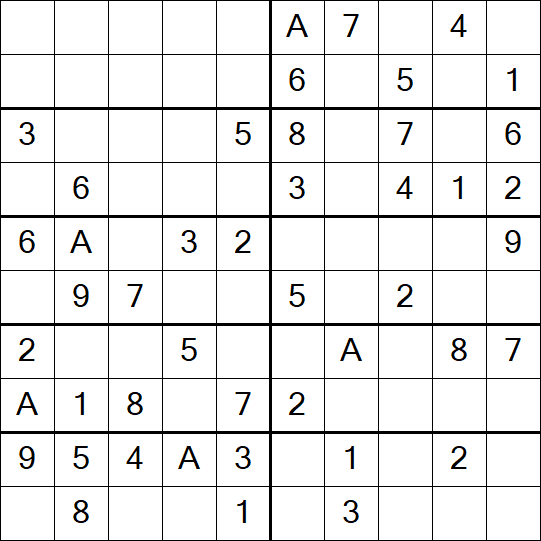 Sudoku 10x10 - Easy