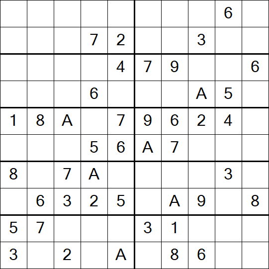 Sudoku 10x10 - Easy