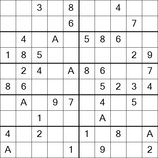 Sudoku 10x10 - Easy