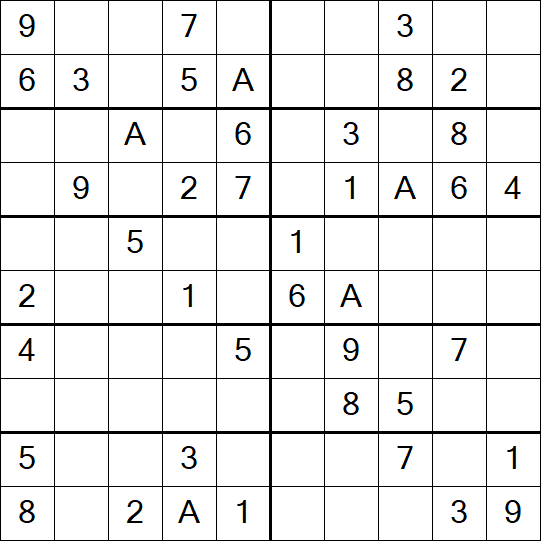 Sudoku 10x10 - Easy
