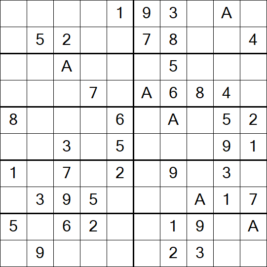 Sudoku 10x10 - Fácil