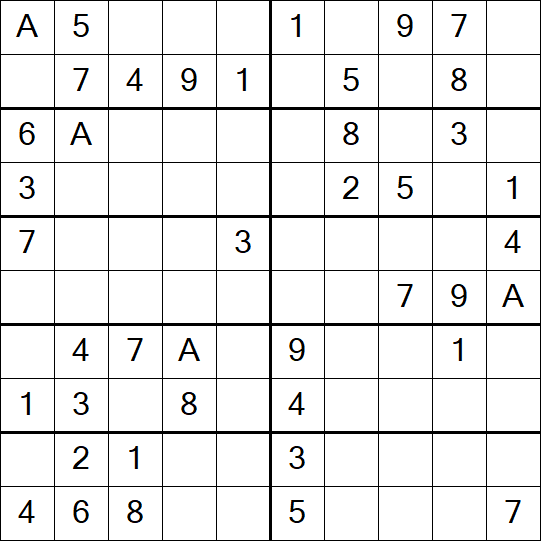 Sudoku 10x10 - Fácil