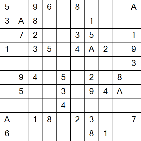 Sudoku 10x10 - Fácil