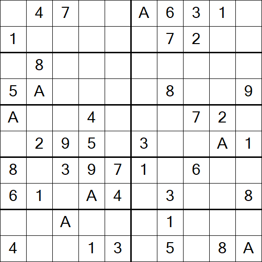 Sudoku 10x10 - Fácil