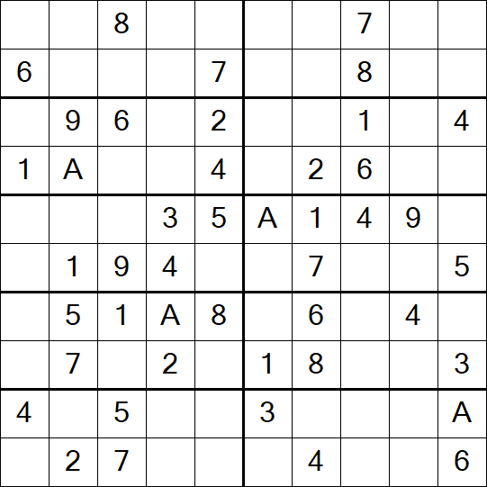 Sudoku 10x10 - Fácil