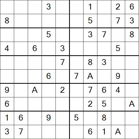 Sudoku 10x10 - Fácil