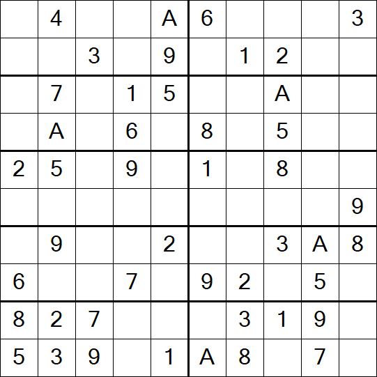 Sudoku 10x10 - Fácil