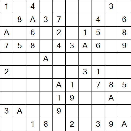 Sudoku 10x10 - Fácil
