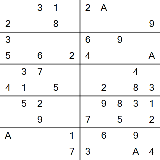 Sudoku 10x10 - Easy