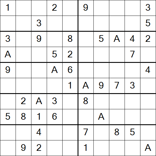 Sudoku 10x10 - Fácil