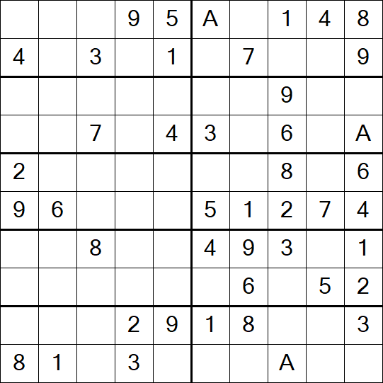 Sudoku 10x10 - Easy
