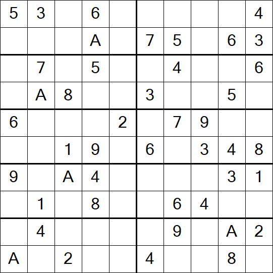 Sudoku 10x10 - Easy