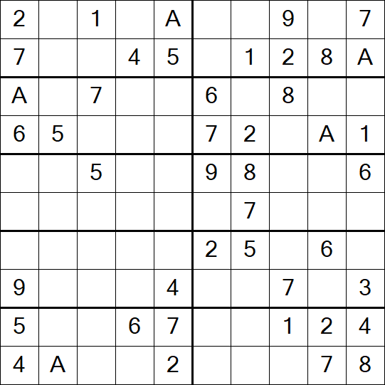 Sudoku 10x10 - Fácil