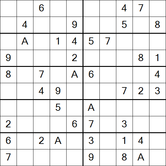 Sudoku 10x10 - Simple