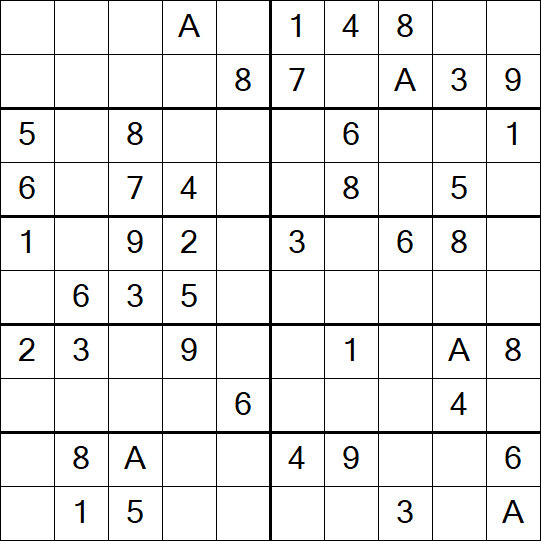 Sudoku 10x10 - Simple