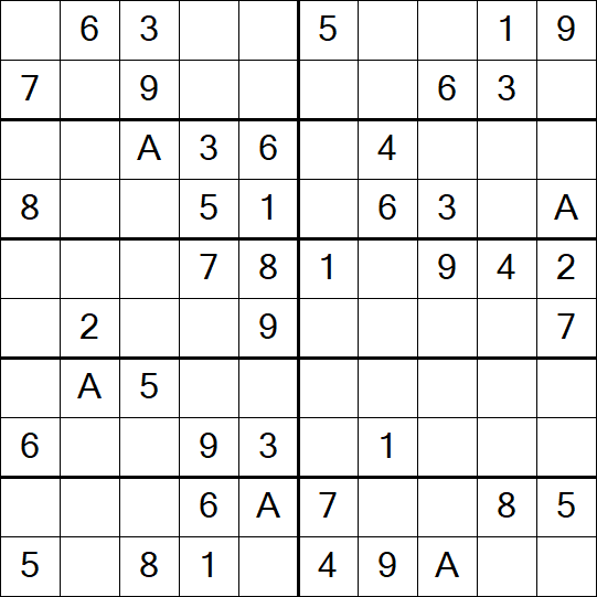 Sudoku 10x10 - Easy