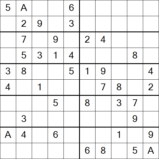 Sudoku 10x10 - Easy