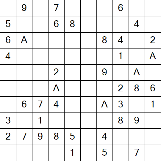 Sudoku 10x10 - Easy