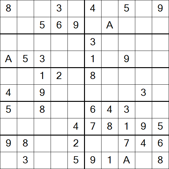 Sudoku 10x10 - Easy