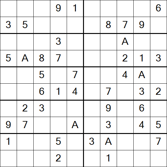 Sudoku 10x10 - Easy