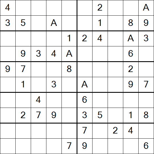 Sudoku 10x10 - Easy