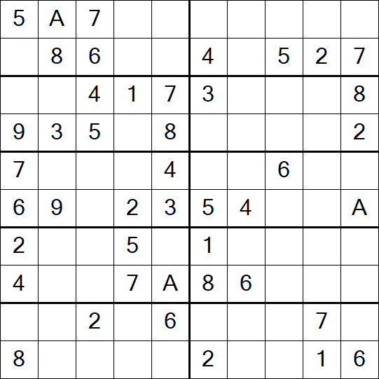 Sudoku 10x10 - Easy