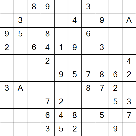 Sudoku 10x10 - Easy