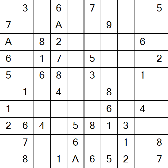 Sudoku 10x10 - Easy