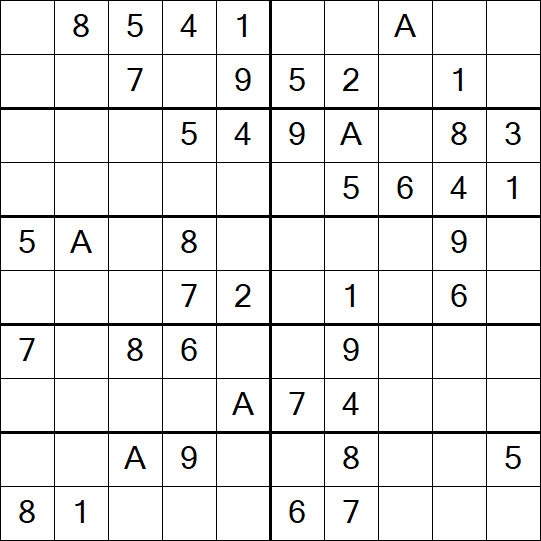 Sudoku 10x10 - Easy