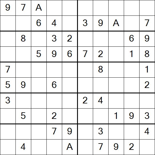 Sudoku 10x10 - Easy