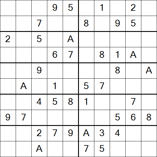 Sudoku 10x10 - Easy