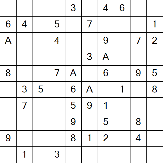 Sudoku 10x10 - Easy
