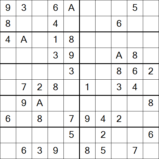 Sudoku 10x10 - Easy