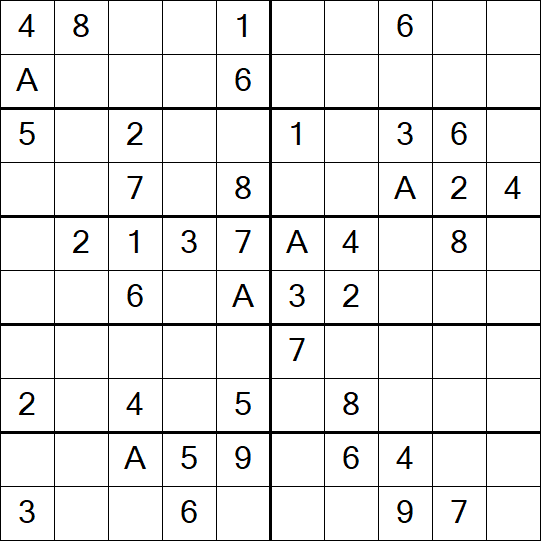 Sudoku 10x10 - Easy