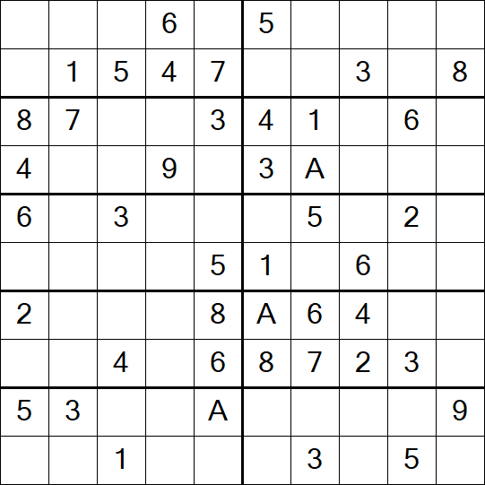 Sudoku 10x10 - Easy