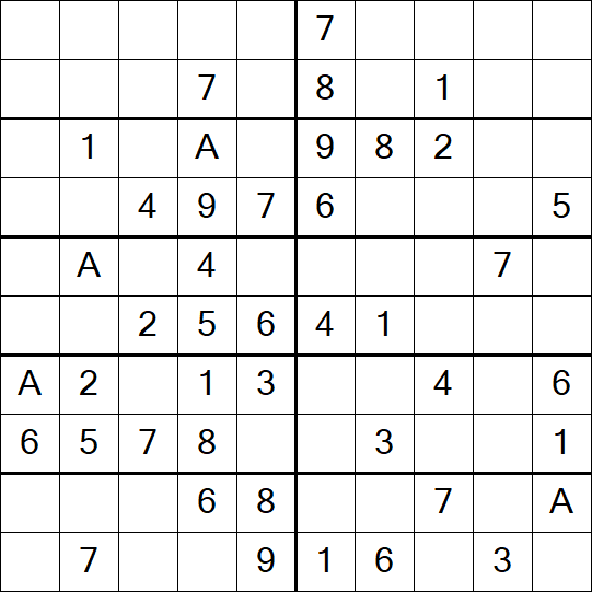 Sudoku 10x10 - Easy