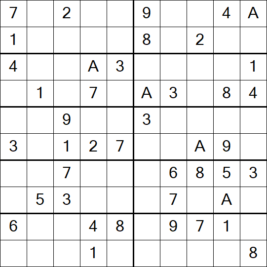 Sudoku 10x10 - Easy