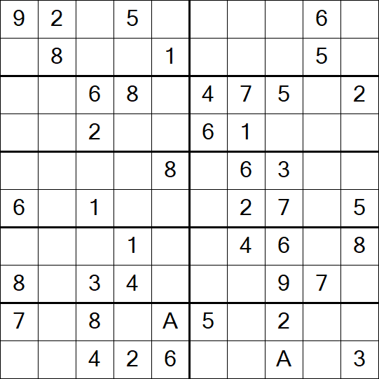 Sudoku 10x10 - Easy