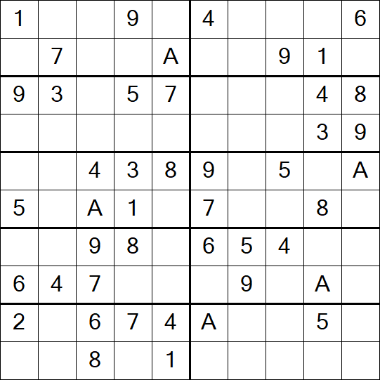 Sudoku 10x10 - Fácil