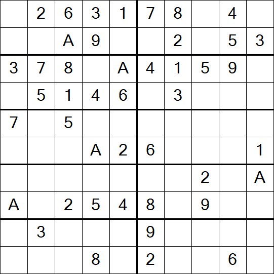 Sudoku 10x10 - Fácil