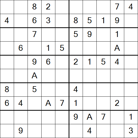 Sudoku 10x10 - Fácil